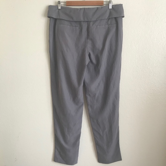 Banana Republic Monogram Gray Foldover Waistband Pants - New With Tags NWT - Picture 5 of 8